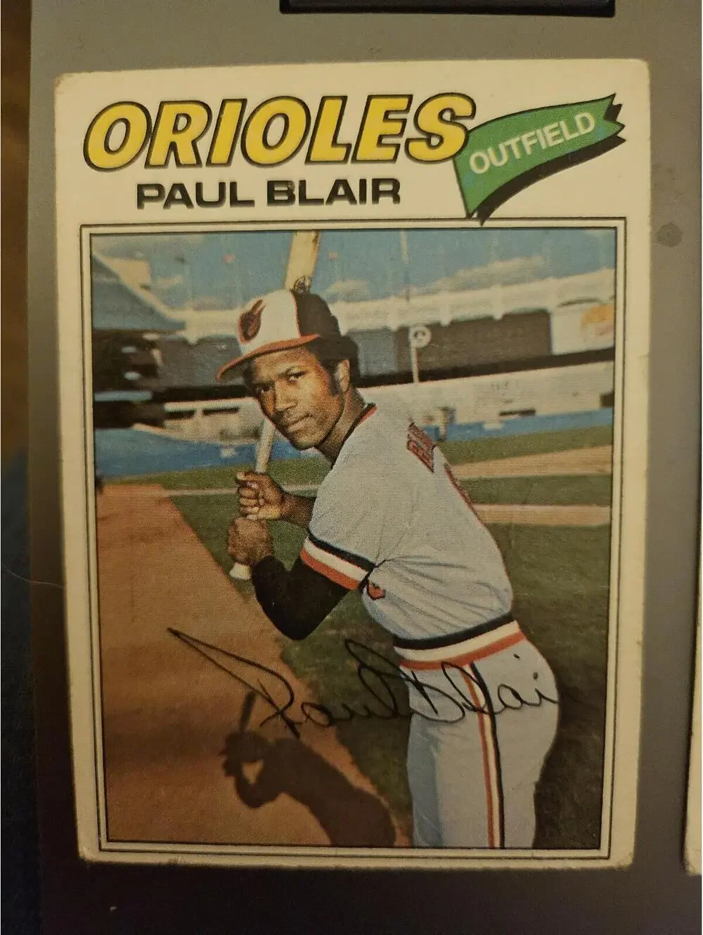 1977 Topps Paul Blair #313 - Baltimore Orioles as is - Picture 1 of 2